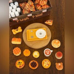 Miniature Magnetic Bakery Set with Pastries